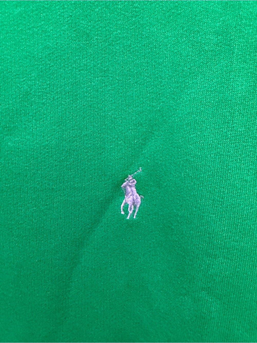 Polo by Ralph Lauren Green Crewneck Sweatshirt with Embroidered Pony - Picture 2 of 8